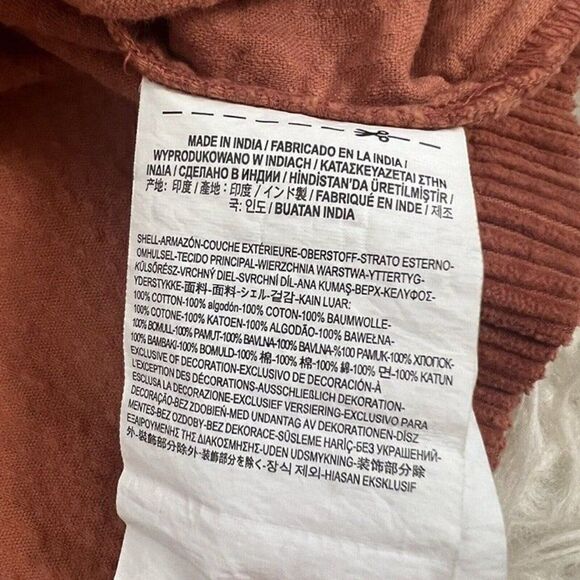 Vans Surf Supply Ainara Cord Woven Lifestyle Shirt Women's XS Picante Jacket - Picture 11 of 11